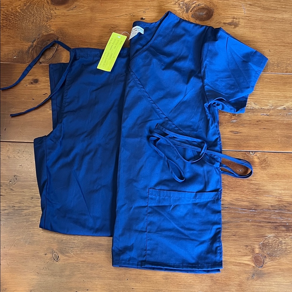 Navy Blue Women's Wrap Top